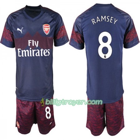 Billige Fotballdrakter Arsenal Aaron Ramsey 8 Barn Bortedraktsett 2018/19 Kortermet